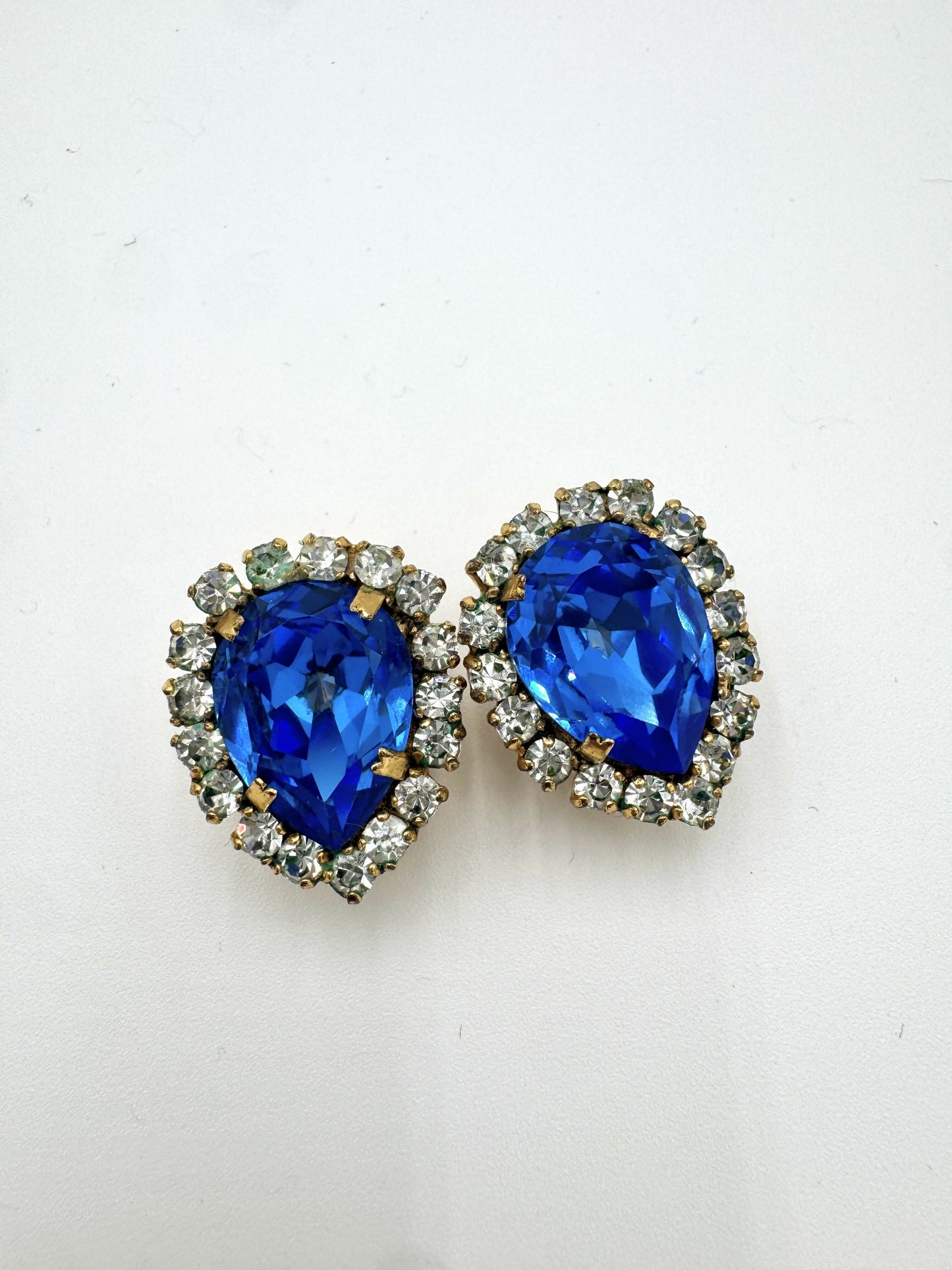Chanel 1995 Vintage Barbie Earrings with Blue Sapphire