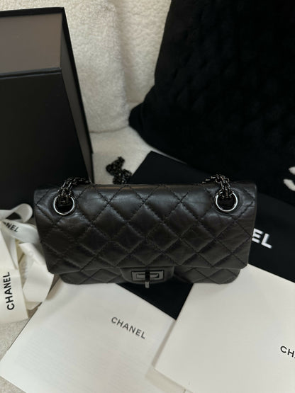 Chanel (21)2.55 Mini So Black Bag
