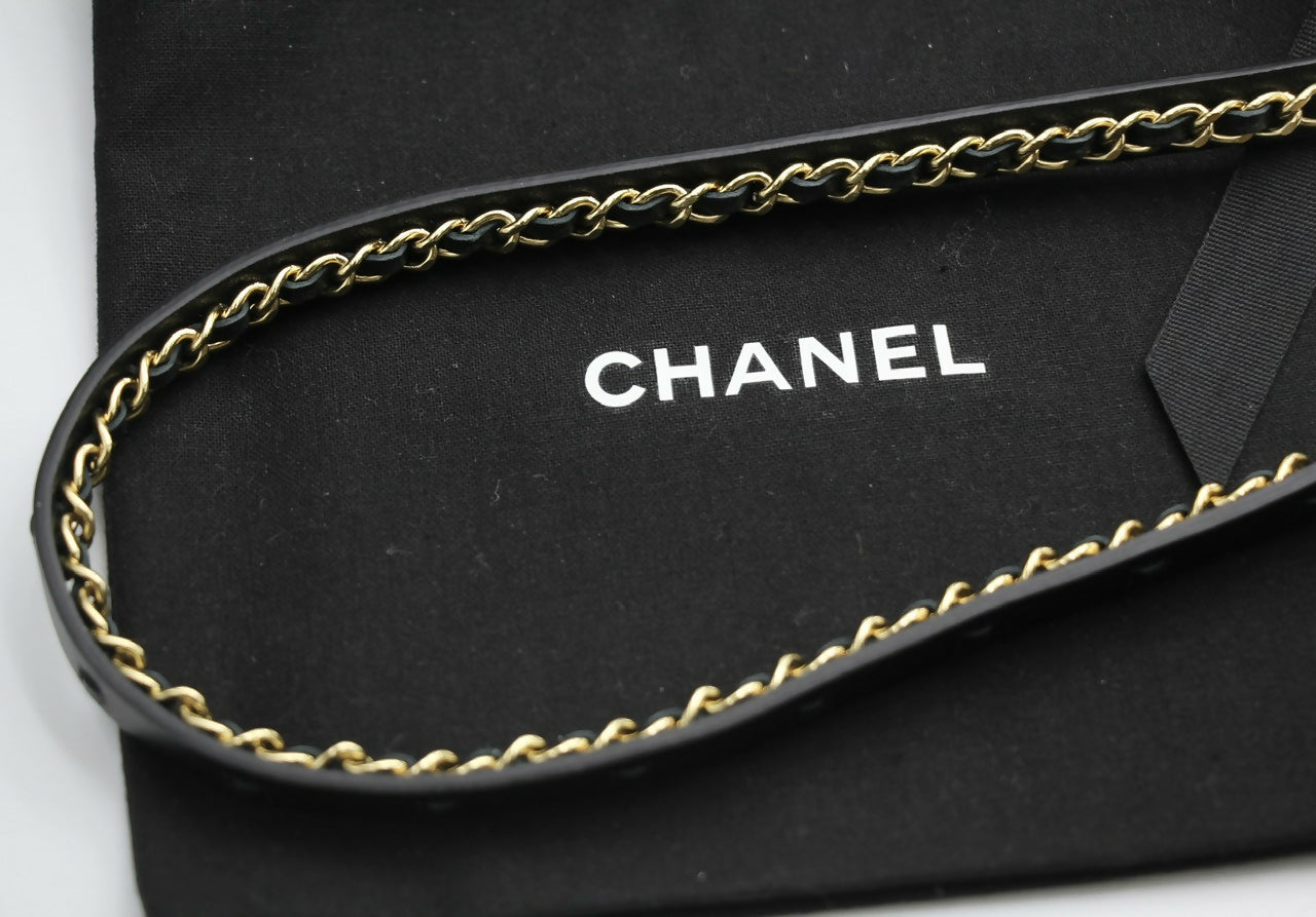 Chanel 2022 Genuine Leather Bow Belt