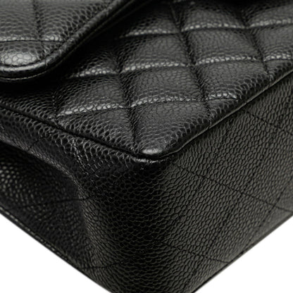 Chanel Matelasse 23 Caviar Double Flap Chain Shoulder Bag