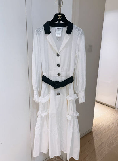 Chanel white dress