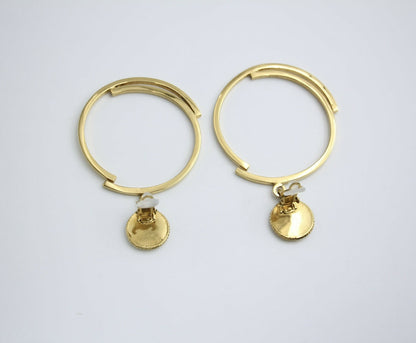 Chanel Vintage 1954-71 Gold-Plated Large Hoop Clip-on Earrings