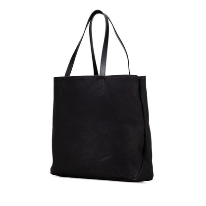 Prada Monkey Canvas Leather Tote Bag