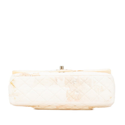 Chanel Matelasse 25 Cotton Leather Shoulder Bag