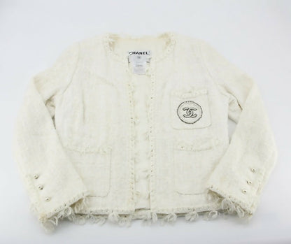 Chanel Vintage 2004 Cruise Ensemble Collarless Jacket